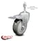 Service Caster 4 Inch Gray Polyurethane Wheel Swivel 10mm Stem Caster with Total Lock Brake SCC-TSTTL20S414-PPUB-M1015 - alternate 4